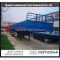 Single Tires Cargo Fence Semi-Trailer con pared lateral